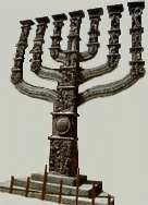 семисвечник из храма соломона - государственный символ и герб израиля